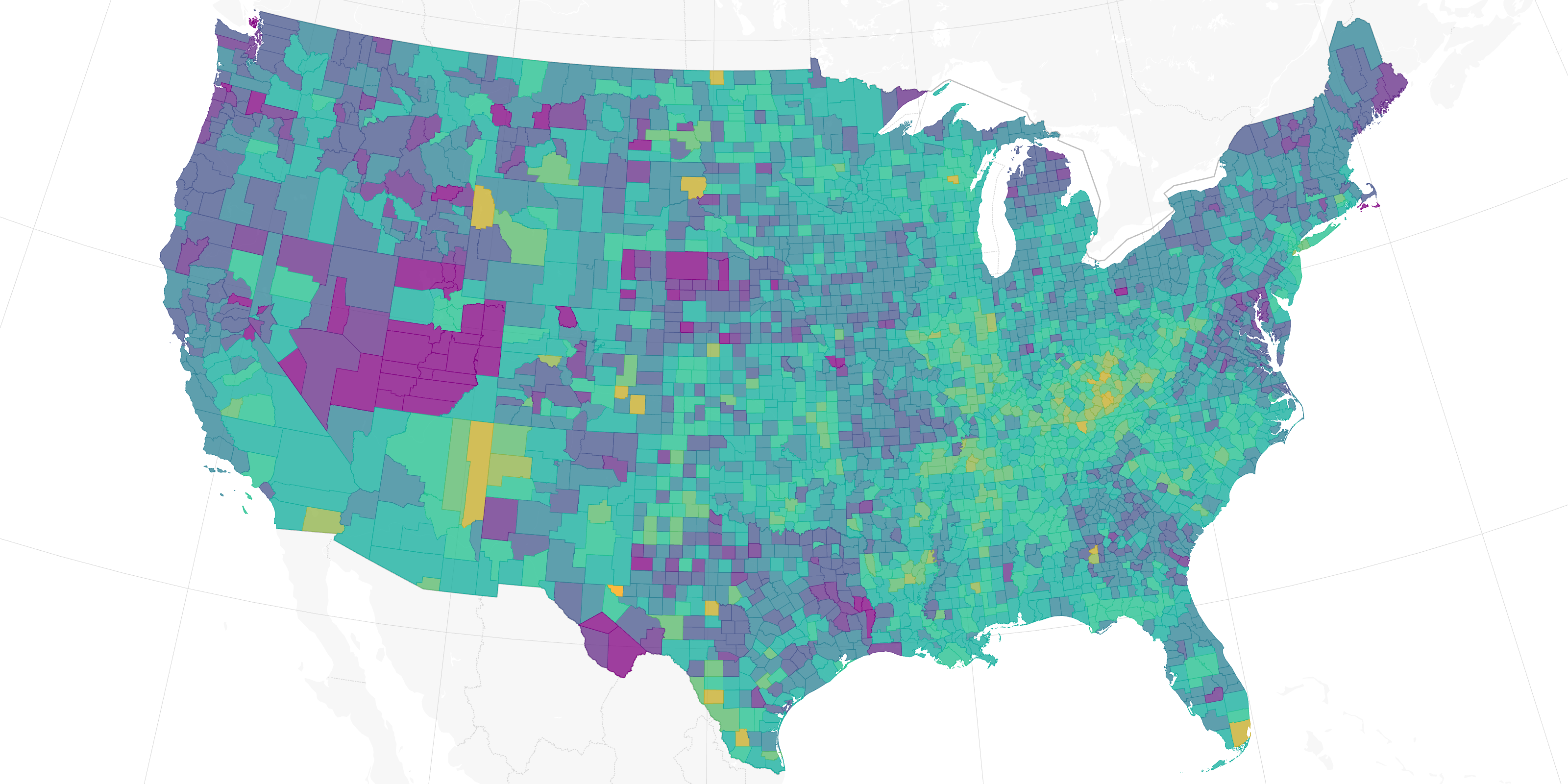 Basismap color controls for curated palettes, custom palettes, categorical colors, choropleths, and opacity styling
